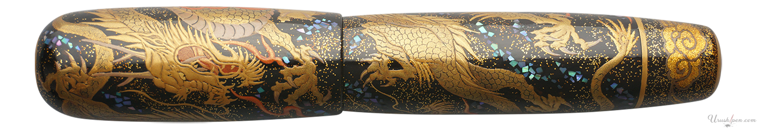 Danitrio Double Dragons Maki-E on Yokozuna Fountain Pen